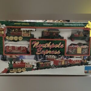 Vintage 1994 North Pole Express train set #5306